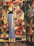 August Macke, Grobes helles Schaufenster